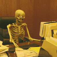 Working Out Of Office GIF by This GIF Is Haunted