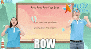 row your boat total physical response GIF by ALO7.com