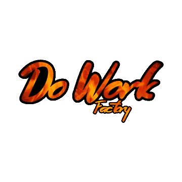 Fire Do Work Sticker by Do Work Factory
