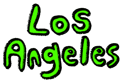 Los Angeles La Sticker by T A R V E R