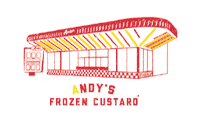 Andysfrozencustard retro ice cream dessert neonlights Sticker