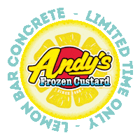 Lemon Bar Sticker by Andy's Frozen Custard