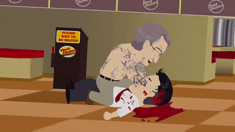 killing fighting GIF by South Park 