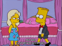happy bart simpson GIF