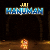 Animated Sticker Hanuman GIF by Chhota Bheem
