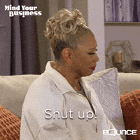 No Talking Shut Up GIF by Bounce