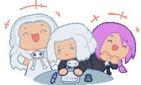 Happy Final Fantasy 14 Sticker by Ng Khai Hong