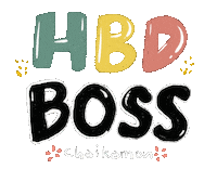 sukeefanart boss hbd shawty bosschaikamon Sticker