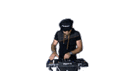 dance scratching Sticker by Adam Brown