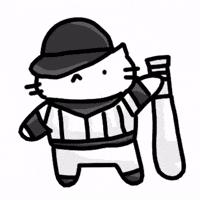 Cat The Batter GIF