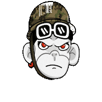 Angry War Sticker by Zhot Shop