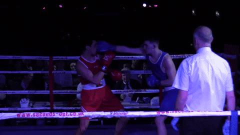 EUSU giphygifmaker boxing edinburgh Fight Night GIF