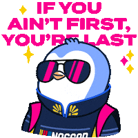 Race Driver Racing Sticker by Pudgy Penguins