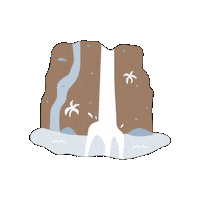 Costa Rica Waterfall Sticker by Vajra Jahra Villas & Retreat Center