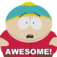 Awesome Eric Cartman Sticker by South Park