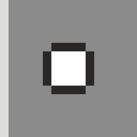 black and white pixel GIF by 16-x-16