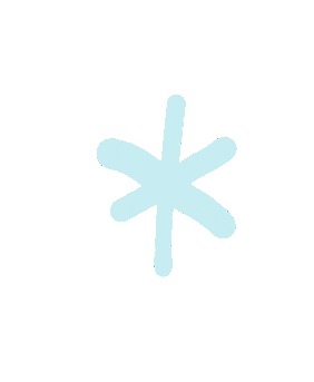 Star Snow Sticker by Stefanie Shank