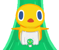 Crazy Wheeln Bird Sticker