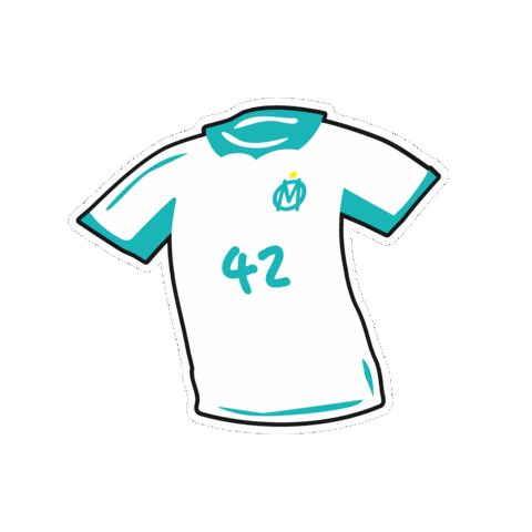 Om Marseille Sticker by Agence DUNK!