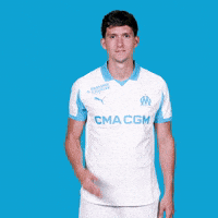 Leonardo Balerdi Love GIF by Olympique de Marseille
