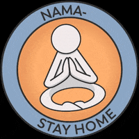 Stefgie relax yoga covid quarantine GIF