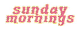 stepinthere pink yellow sunday mornings Sticker