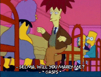 Proposing Season 3 GIF by The Simpsons