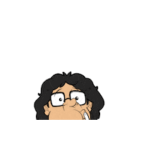 Popup Eating Sticker