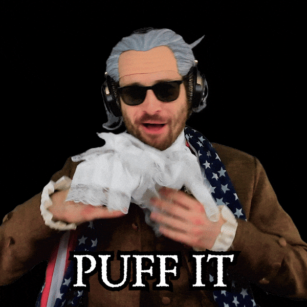 Tidy Up Founding Father GIF