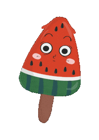 mimiditca hot summer illustration ice Sticker