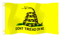 Flag Dont Tread On Me Sticker