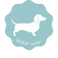 Sausage Dog Dachshund Sticker by WOOF+WEEN
