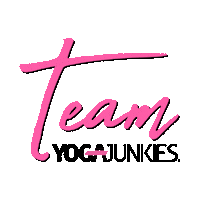 yogajunkies fitness team community yoga Sticker