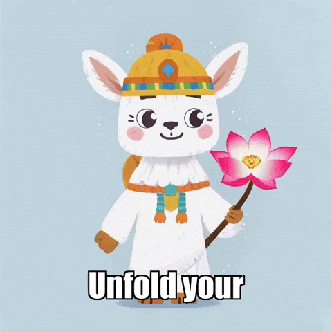 Beauty Peace GIF by Llamaozi