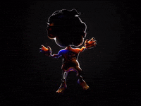 FewoWorld baby space nothing float GIF