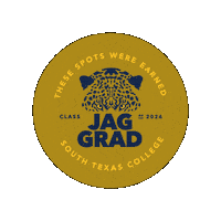 Graduation Jaguar Sticker by South Texas College