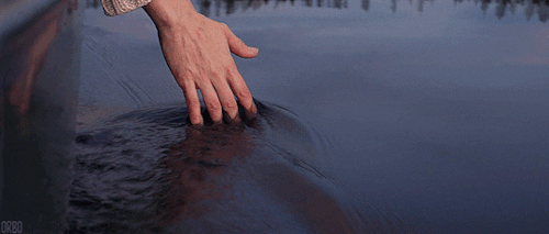 water fingers GIF