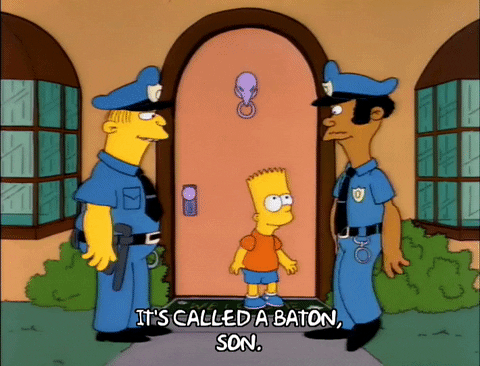 Season 3 Police GIF by The Simpsons