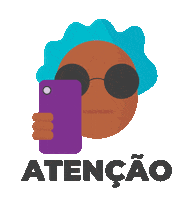Atencao Sticker by Inesc - Instituto de estudos socioeconômicos