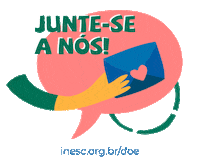 Nos Doe Sticker by Inesc - Instituto de estudos socioeconômicos