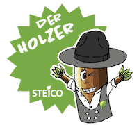 Baustelle Nachhaltig Sticker by STEICO