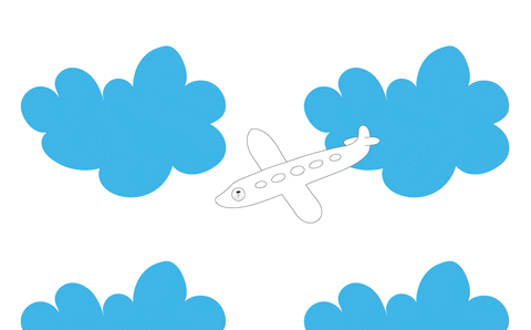 felipecastillogatica giphyupload avion piloto nubes GIF