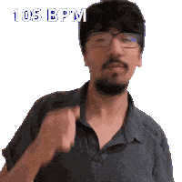 105 Beats Sticker