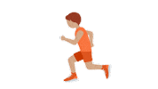 Run Running Sticker by EmojiVid