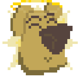 Happy Pixel Sticker