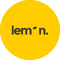 lemonprinters logo yellow blink barcelona Sticker