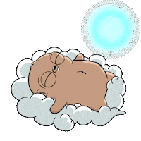 Good Night Yawn Sticker by Fugz Official