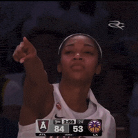 Pointing Wnba GIF by Respective