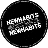 newhabits happy heart retro 하트 Sticker