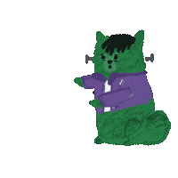 Dog Halloween Sticker by Andrea Caceres